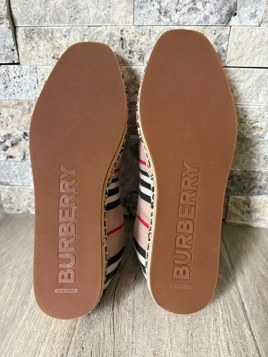 Burberry Espadrilles women’s with Black & Red Stripes - Picture 6 of 6
